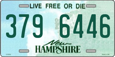 NH license plate 3796446
