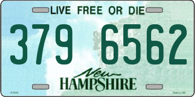 NH license plate 3796562
