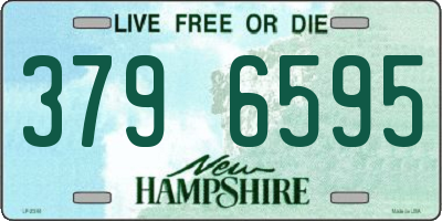 NH license plate 3796595