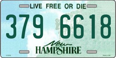 NH license plate 3796618