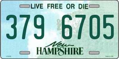NH license plate 3796705