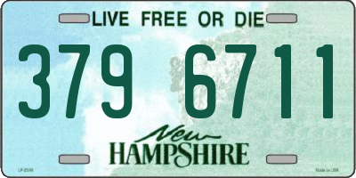 NH license plate 3796711