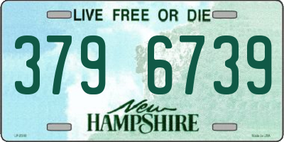 NH license plate 3796739
