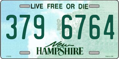 NH license plate 3796764