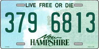 NH license plate 3796813