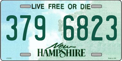 NH license plate 3796823