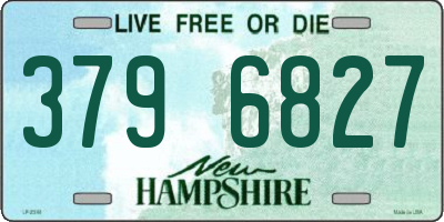 NH license plate 3796827