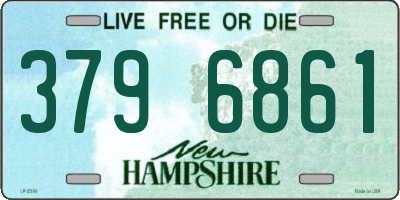 NH license plate 3796861