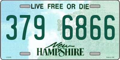 NH license plate 3796866