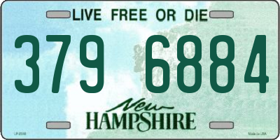 NH license plate 3796884