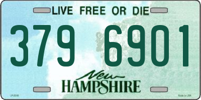 NH license plate 3796901