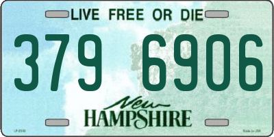 NH license plate 3796906