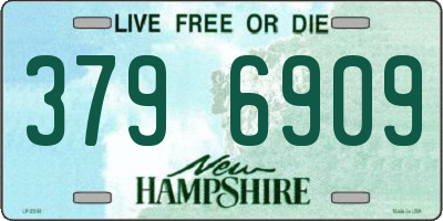 NH license plate 3796909