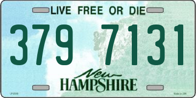 NH license plate 3797131