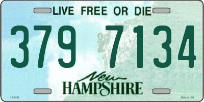 NH license plate 3797134