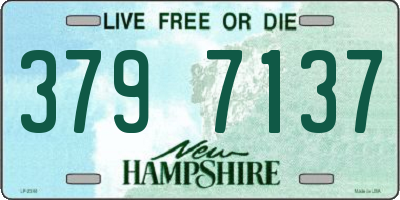 NH license plate 3797137