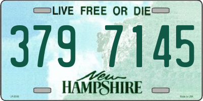 NH license plate 3797145