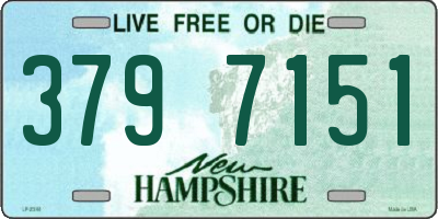 NH license plate 3797151