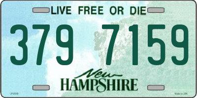 NH license plate 3797159