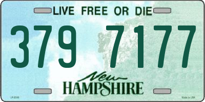 NH license plate 3797177