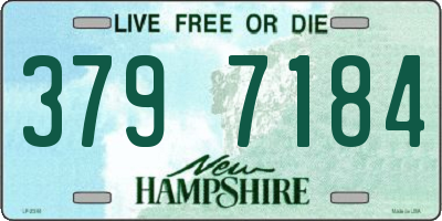 NH license plate 3797184
