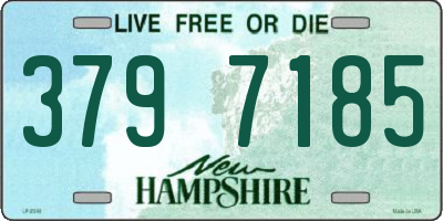 NH license plate 3797185