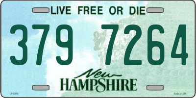 NH license plate 3797264