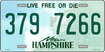 NH license plate 3797266