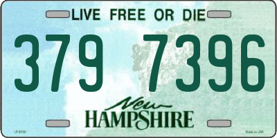 NH license plate 3797396