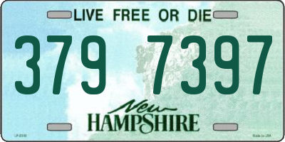 NH license plate 3797397