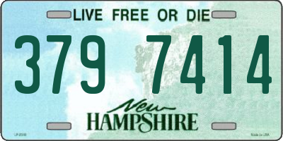 NH license plate 3797414