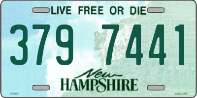 NH license plate 3797441