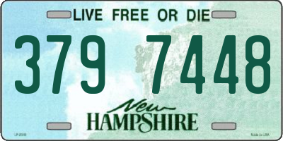 NH license plate 3797448