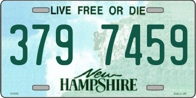 NH license plate 3797459