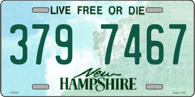 NH license plate 3797467