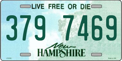 NH license plate 3797469