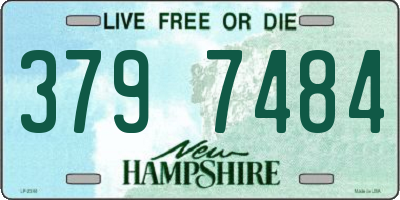 NH license plate 3797484