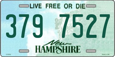 NH license plate 3797527