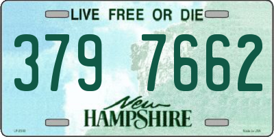 NH license plate 3797662