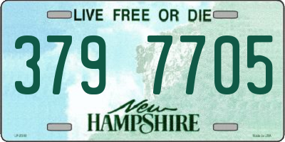 NH license plate 3797705