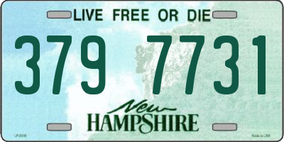 NH license plate 3797731