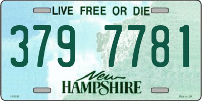 NH license plate 3797781