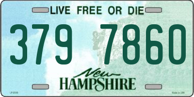 NH license plate 3797860