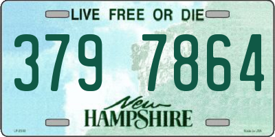 NH license plate 3797864