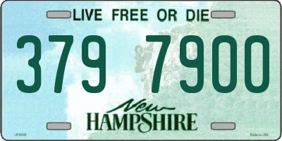 NH license plate 3797900