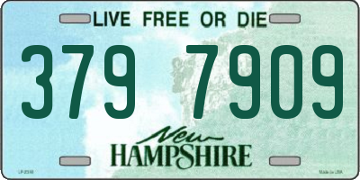 NH license plate 3797909