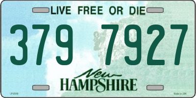 NH license plate 3797927