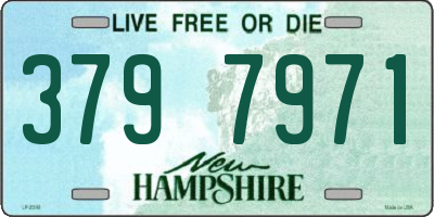 NH license plate 3797971