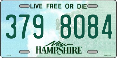 NH license plate 3798084