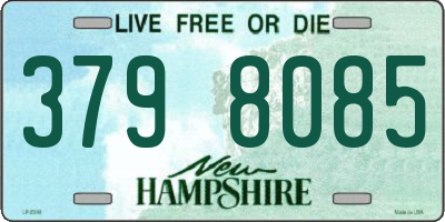 NH license plate 3798085